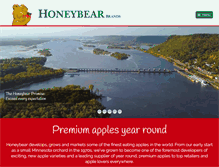 Tablet Screenshot of honeybearbrands.com